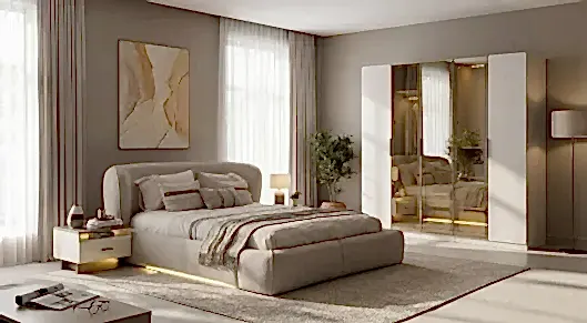 Teba 5 Kapaklı Modern Yatak Odası Takımı